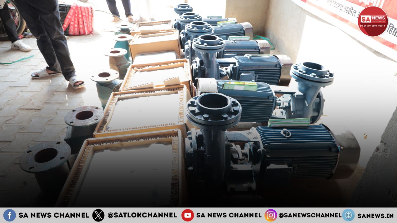 नरक बन चुके बिरधाना (झज्जर) को संत रामपाल जी महाराज ने दिया जीवनदान, 7 KM दूर निकाला बाढ़ का पानी