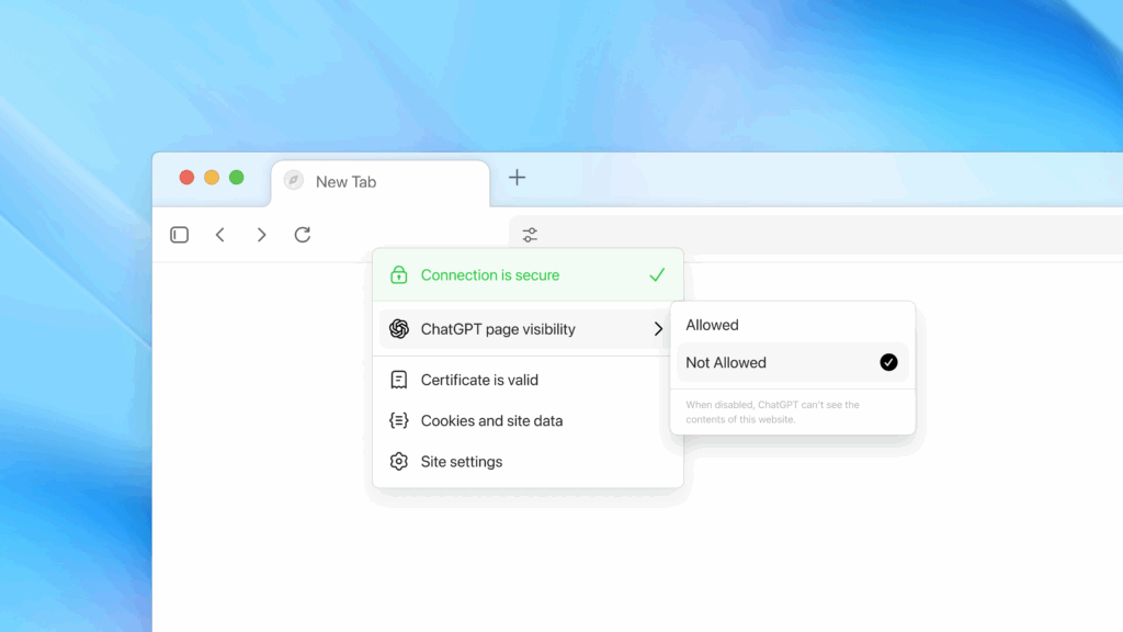 ChatGPT Atlas : Privacy, Security, and Parental Controls