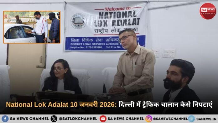 National Lok Adalat 10 जनवरी 2026: ट्रैफिक चालान निपटाने की पूरी प्रक्रिया