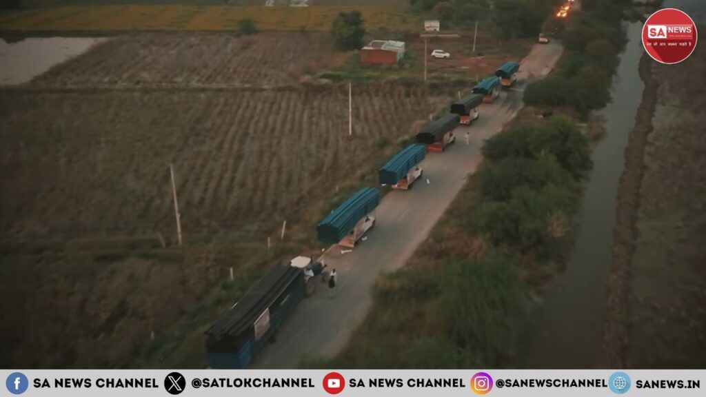 भिवानी के जमालपुर-2 में संत रामपाल जी महाराज की बड़ी बाढ़ राहत