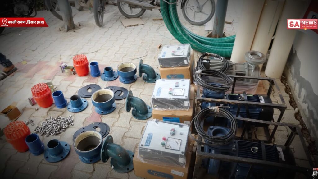 संत रामपाल जी महाराज ने भेजी विशाल राहत सामग्री, गांव काली रावण को जलभराव संकट से मिली राहत
