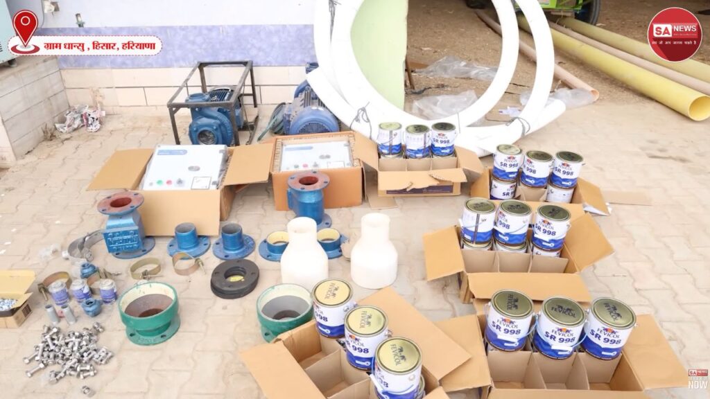 हिसार के धांसू गांव में संत रामपाल जी महाराज ने बाढ़ राहत से बचाई फसल