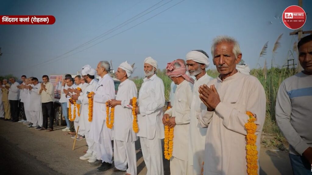 रोहतक के जिंदरान कला में किसानों को राहत, संत रामपाल जी की मदद