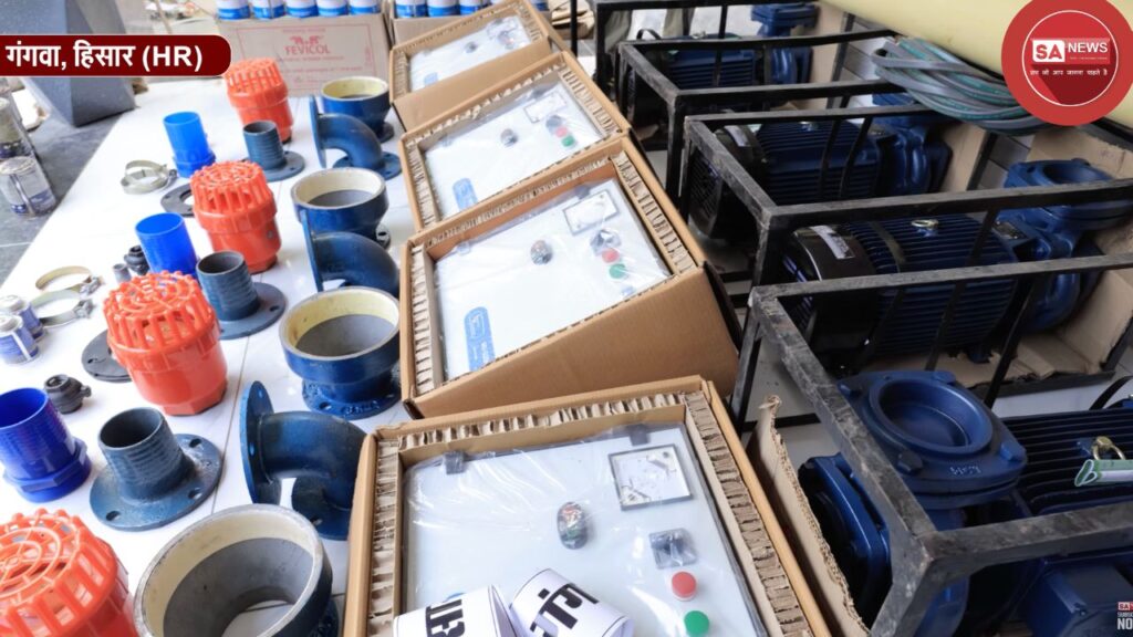 संत रामपाल जी महाराज का गंगवा (हिसार) में बाढ़ राहत अभियान