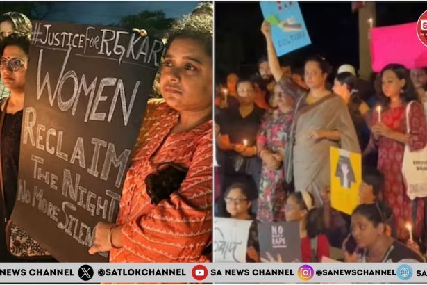 Midnight Chaos Erupts As Assailants Disrupt Peaceful Protest In Kolkata