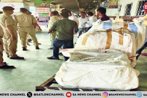 जयपुर में 90 किलो के बिल के साथ ट्रेन से पकड़ी गई 173 किलो चांदी