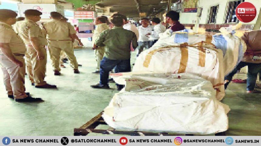 जयपुर में 90 किलो के बिल के साथ ट्रेन से पकड़ी गई 173 किलो चांदी