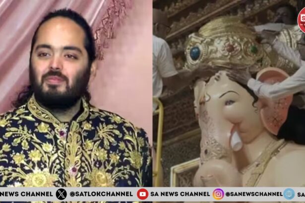 अनंत अंबानी ने लालबाग के राजा को चढ़ाया 20 किलो सोने का मुकुट, कीमत 15 करोड़ रुपये