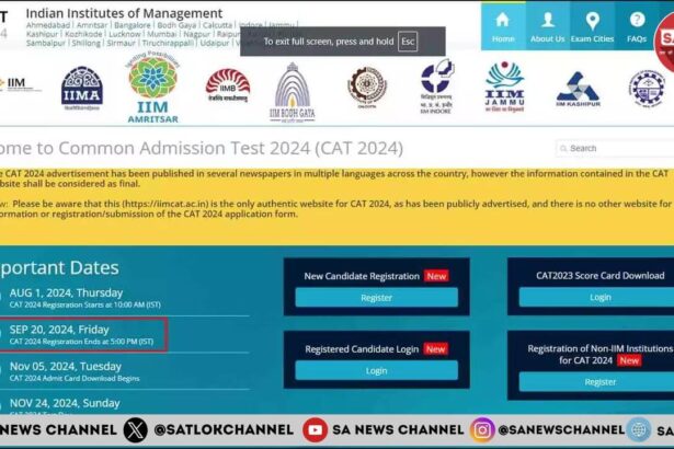 CAT 2024 Registration Extended Seize the Opportunity by September 20