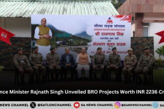Defence Minister Rajnath Singh Unveiled BRO Projects Worth INR 2236 Crores