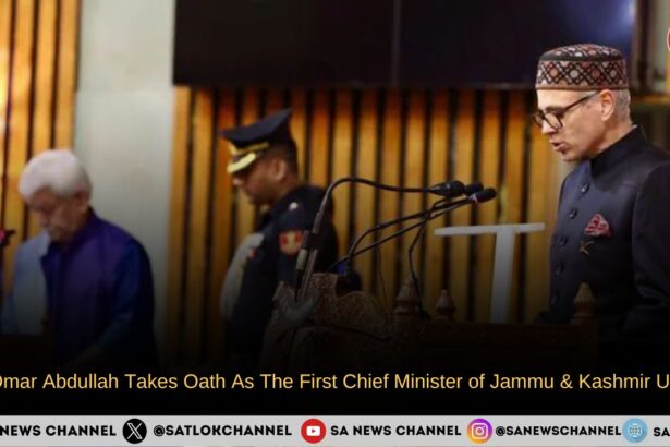 Omar Abdullah Takes Oath As The First Chief Minister of Jammu & Kashmir UT