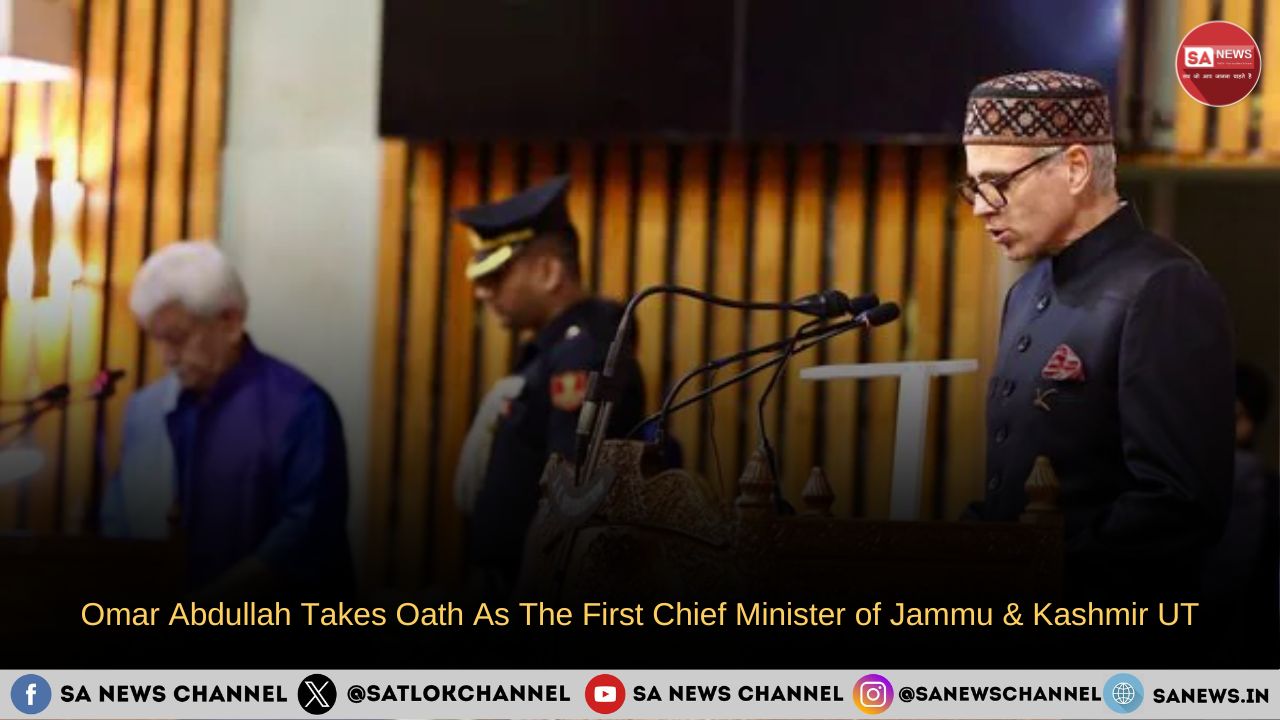 First Chief Omar Abdullah Takes Oath As The First Chief Minister of Jammu & Kashmir UT