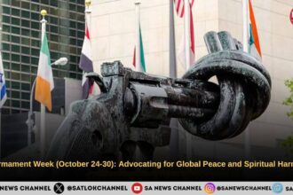Disarmament Week 2024 (October 24-30): Advocating for Global Peace and Spiritual Harmony