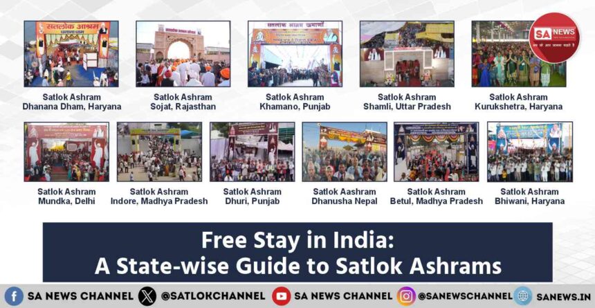 Free Stay in India A State-wise Guide to Satlok Ashrams