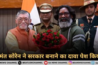 हेमंत सोरेन ने सरकार बनाने का दावा पेश किया