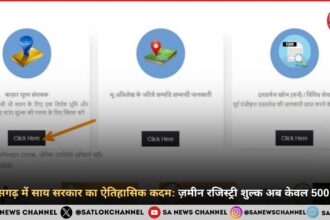 छत्तीसगढ़ में साय सरकार का ऐतिहासिक कदम ज़मीन रजिस्ट्री शुल्क अब केवल 500 रुपए