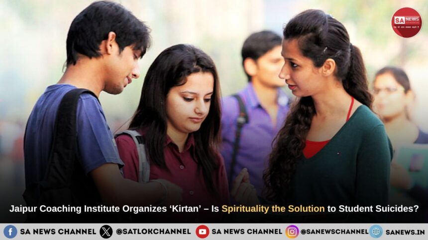 Jaipur Coaching Institute Organizes ‘Kirtan’ – Is Spirituality the Solution to Student Suicides