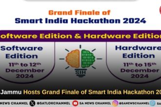 IIT Jammu Hosts Grand Finale of Smart India Hackathon 2024 (Software Edition)