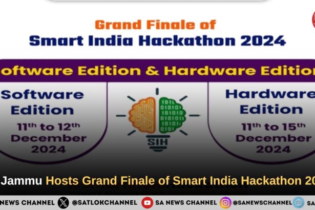 IIT Jammu Hosts Grand Finale of Smart India Hackathon 2024 (Software Edition)