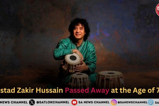 Ustad Zakir Hussain passed away at the age of 73