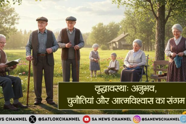 वृद्धावस्था अनुभव, चुनौतियां और आत्मविश्वास का संगम