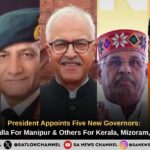 President Appoints Five New Governors Ajay Kumar Bhalla For Manipur & Others For Kerala, Mizoram, Odisha & Bihar
