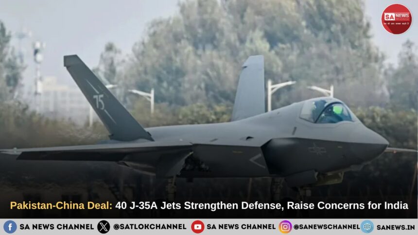 Pakistan-China Deal 40 J-35A Jets Strengthen Defense, Raise Concerns for India