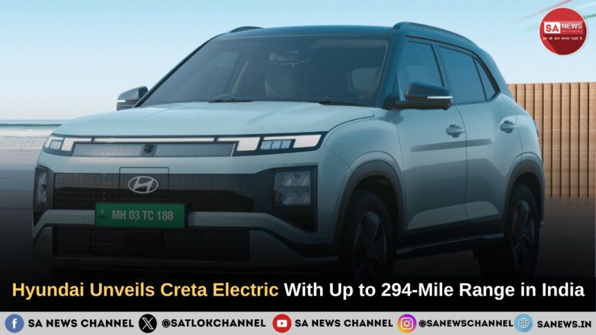 Hyundai Unveils Creta Electric With Up to 294-Mile Range in India