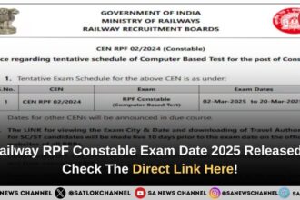 Railway RPF Constable Exam Date 2025 Released Check The Direct Link Here!