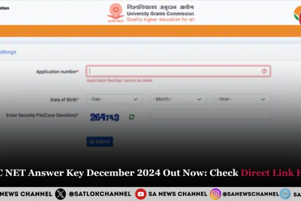 UGC NET Answer Key December 2024 Out Now Check Direct Link Here