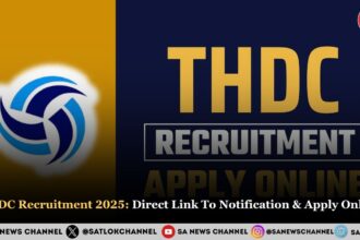THDC Recruitment 2025 Direct Link To Notification & Apply Online