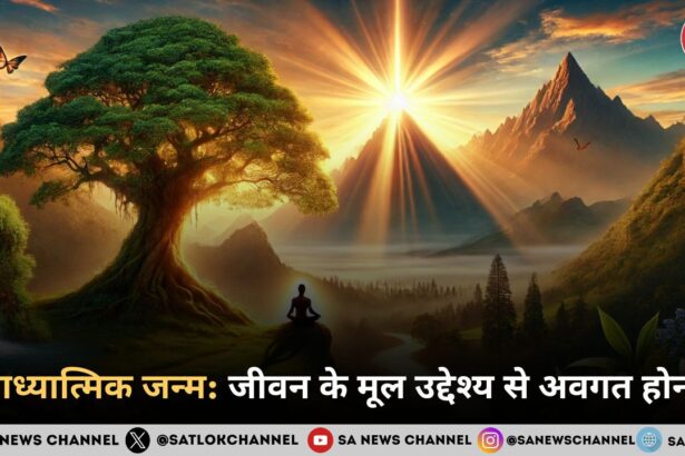 आध्यात्मिक जन्म जीवन के मूल उद्देश्य से अवगत होना 