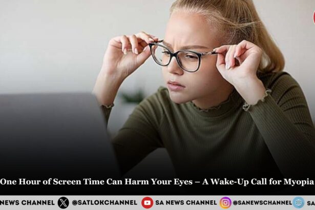 Just One Hour of Screen Time Can Harm Your Eyes – A Wake-Up Call for Myopia Risk