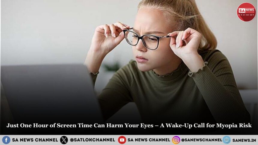 Just One Hour of Screen Time Can Harm Your Eyes – A Wake-Up Call for Myopia Risk