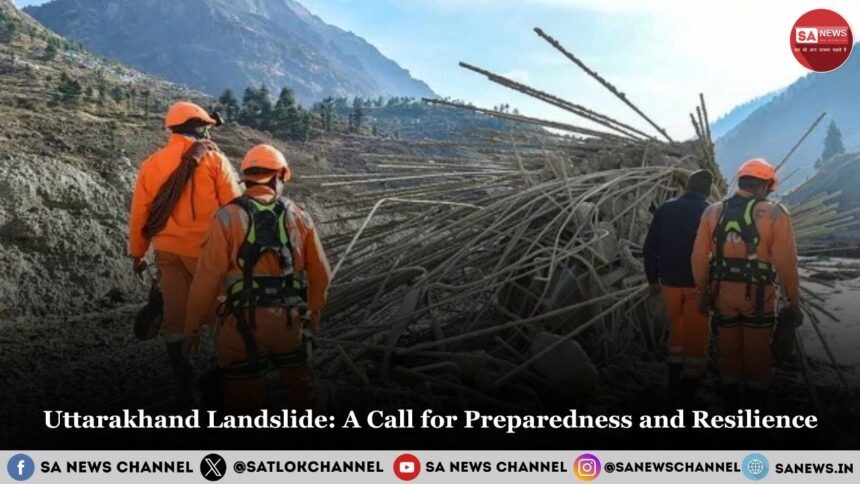 Uttarakhand Landslide A Call for Preparedness and Resilience