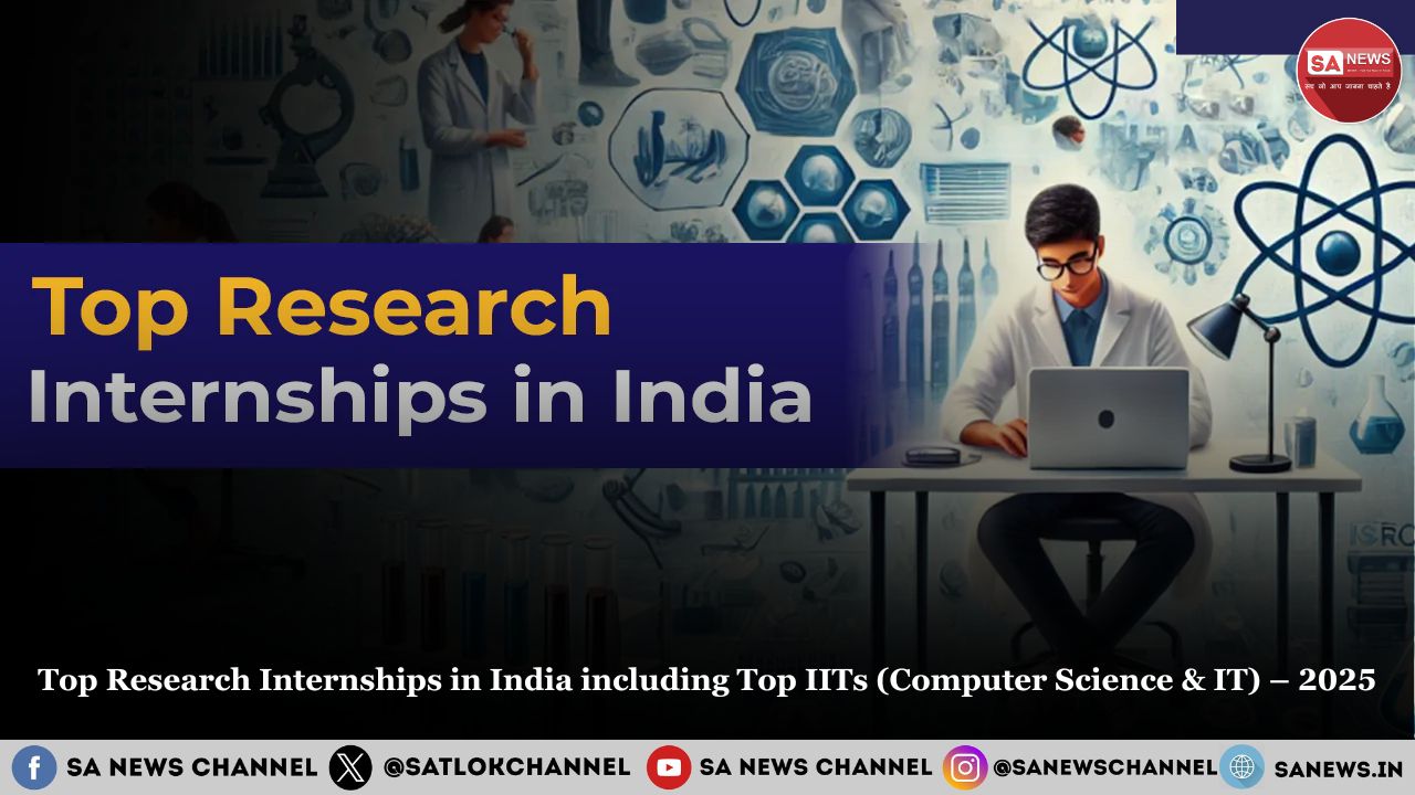 Top Research Internships in India including Top IITs (Computer Science ...