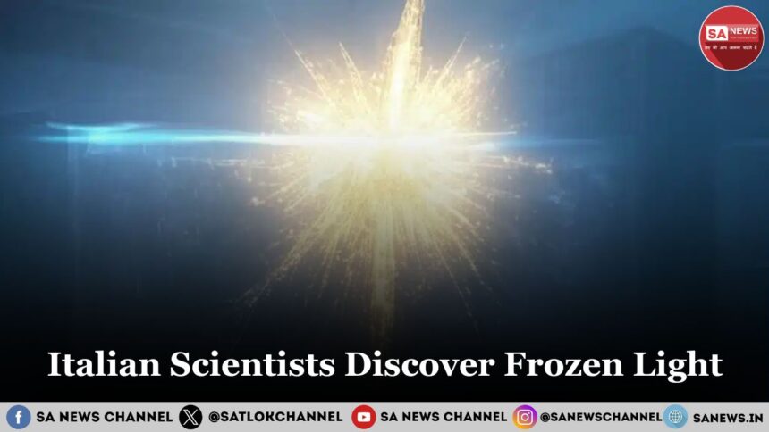 Italian Scientists Discover Frozen Light – Are We Overlooking a Crucial Detail