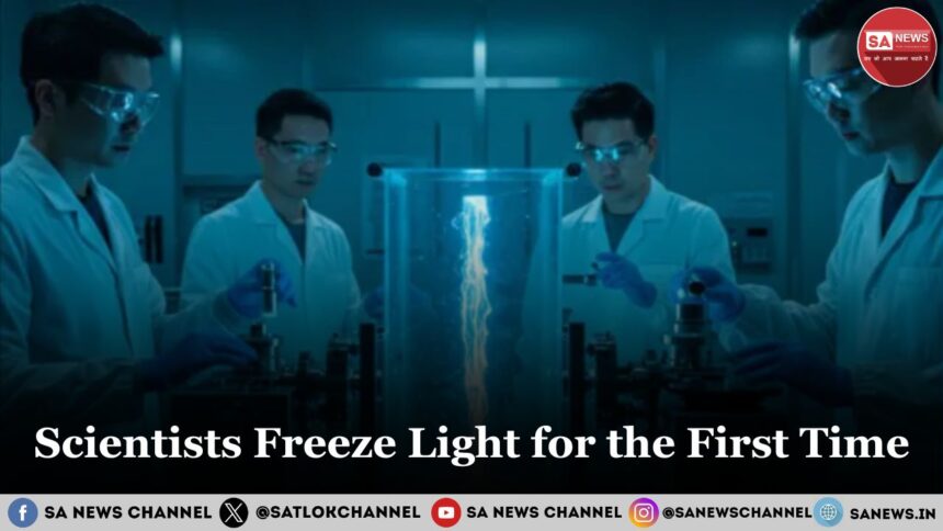 Scientists Freeze Light for the First Time: A Quantum Breakthrough That Could Change Everything
