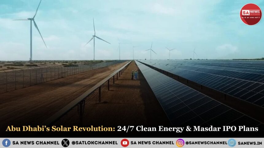 Abu Dhabi Solar Revolution 247 Clean Energy & Masdar IPO Plans