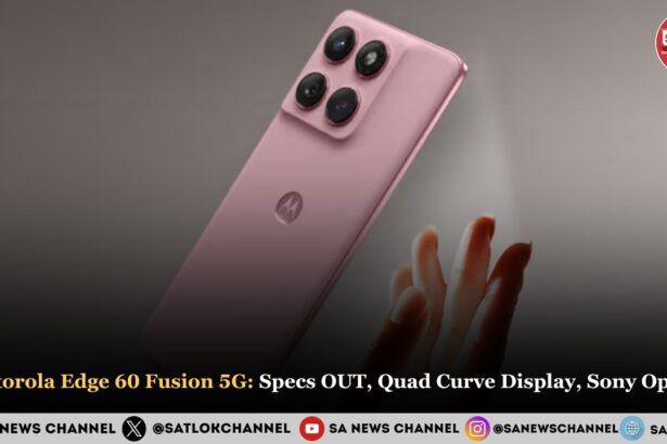 Motorola Edge 60 Fusion 5G : Specs OUT, Quad Curve Display, Sony Optics – Sale on 9th April