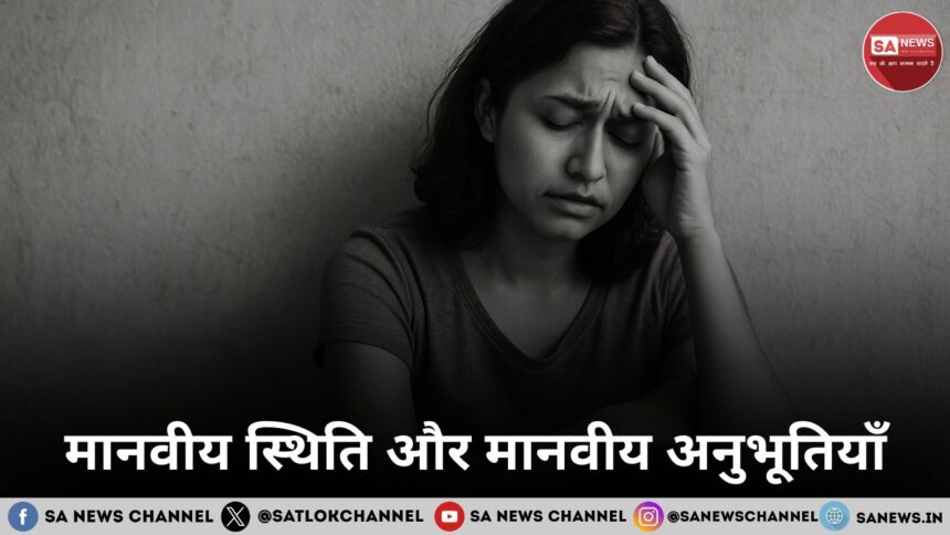 मानवीय स्थिति और मानवीय अनुभूतियाँ