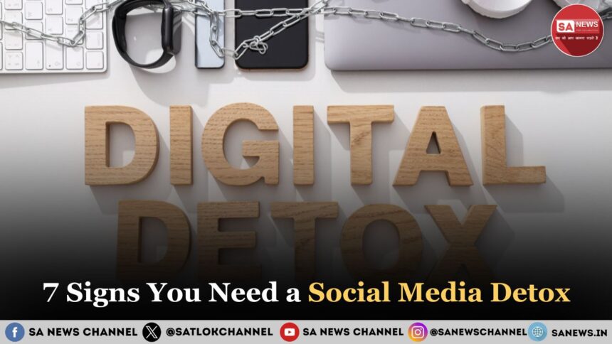 7 Signs You Need a Social Media Detox मानसिक शांति की ओर पहला क़दम