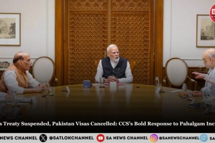 Pahalgam Attack Indus Treaty Suspended, Pakistan Visas Cancelled CCS’s Bold Response to Pahalgam Incident