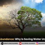 Scarcity in Abundance: Why Is Saving Water Urgent Today?