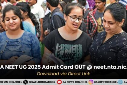 NTA NEET UG 2025 Admit Card OUT @ neet.nta.nic.in: Download via Direct Link