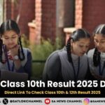 JKBOSE Class 10th Result 2025 Declared Direct Link To Check Class 10th & 12th Result 2025