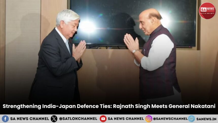 Strengthening India-Japan Defence Ties: Rajnath Singh Meets General Nakatani