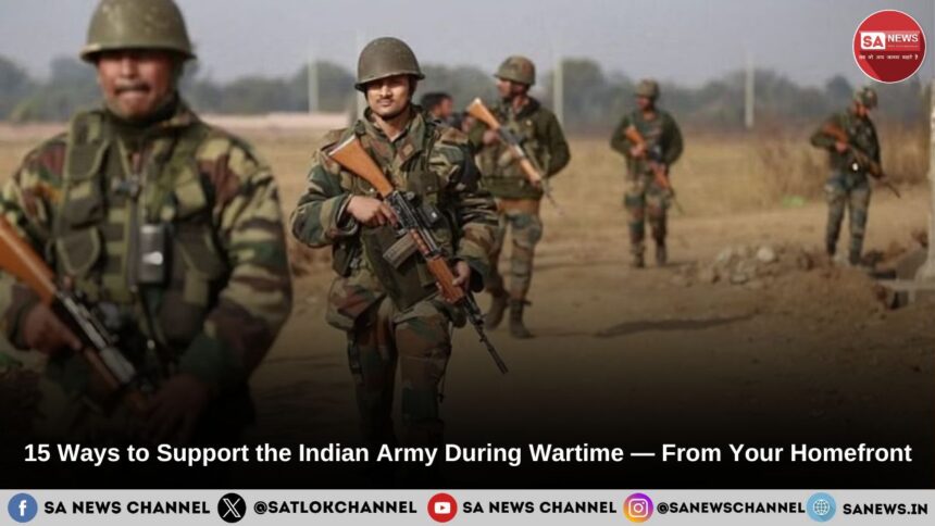 15 Ways to Support the Indian Army During Wartime — From Your Homefront