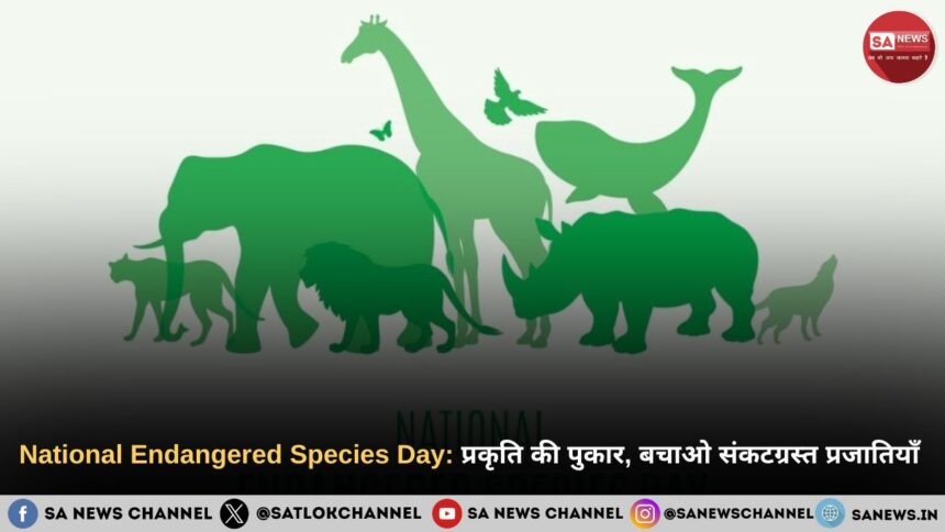 National Endangered Species Day 2025 प्रकृति की पुकार, बचाओ संकटग्रस्त प्रजातियाँ 