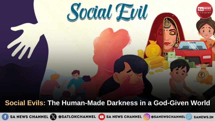 Social evils The human made darkness in a God given world